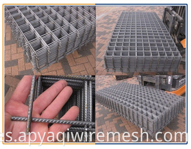 12 calibre GAW MEHA MESH DIP Hot Galvanizado Panel de malla de alambre soldado para la jaula